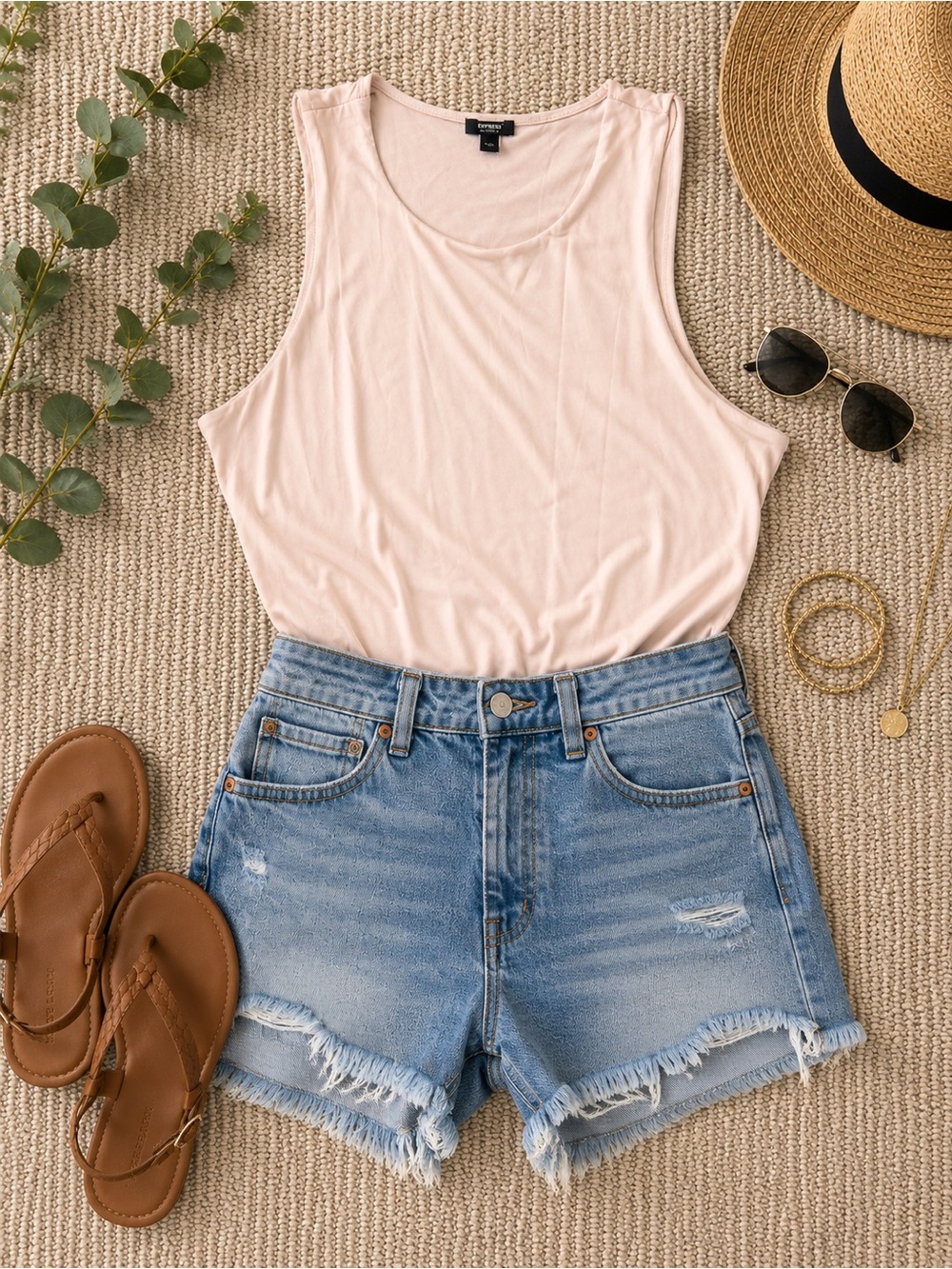 Express Body Contour Bodysuit in Blush
